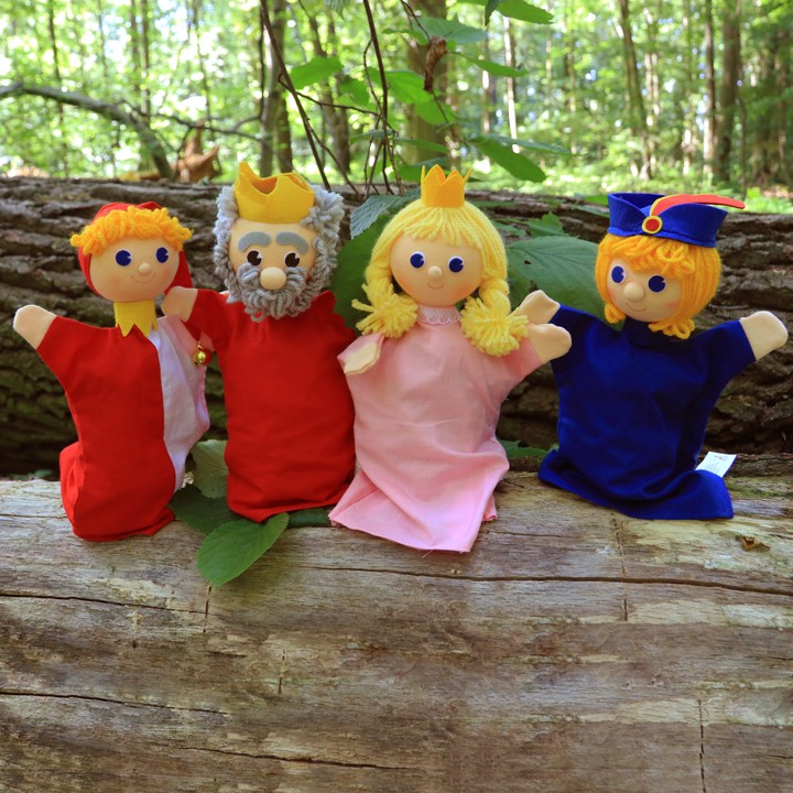 Set of hand puppets