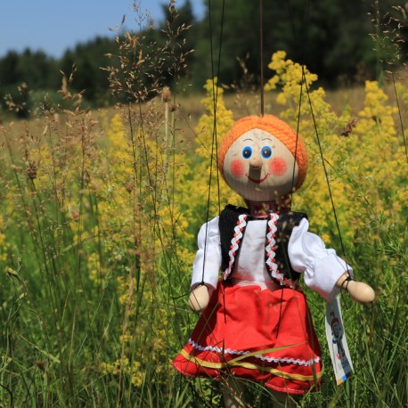 These marionettes are handmade in czech republic.