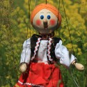 These marionettes are handmade in czech republic.