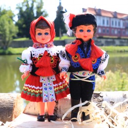 Vlčnov couple, blinking, 17 cm