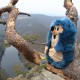 Ježek modrý, maňásek, 27 cm