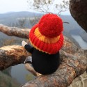 Mole with bobble hat 20 cm