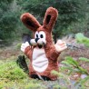 Hare, handpuppet, 28cm