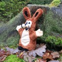 Hare, handpuppet, 28cm