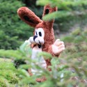 Hare, handpuppet, 37 cm