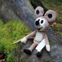 Mouse, hand puppet, 23 cm