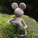 Mouse, hand puppet, 23 cm