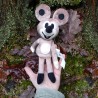 Mouse, hand puppet, 23 cm