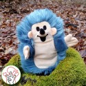 Hedgehog, handpuppet, 23 cm