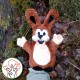 Hare, handpuppet, 28cm