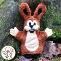 Hare, handpuppet, 28cm