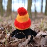 Mole, bobble hat, 15cm