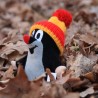 Mole, bobble hat, 15cm