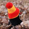 Mole, bobble hat, 15cm