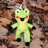 Frog, 10 cm, carabiner