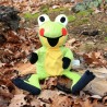 frog, puppet, 23cm