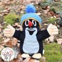 The Mole, hand puppet, bobble hat, 28 cm