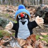 The Mole, hand puppet, bobble hat, 28 cm