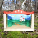 Handmade puppet theatre, 4 scene