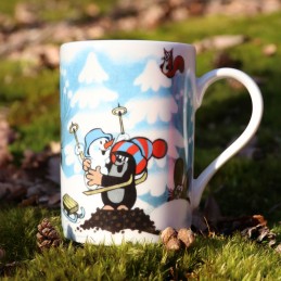 Cup The Little Mole, snowman