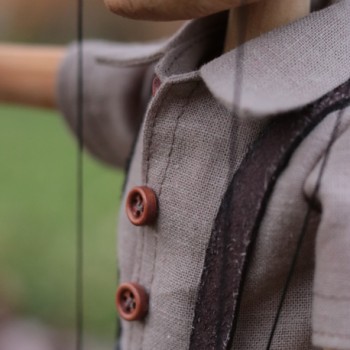 These marionettes are handmade in czech republic.