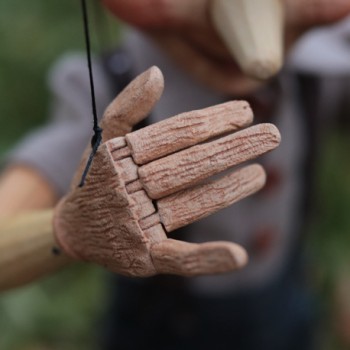 These marionettes are handmade in czech republic.